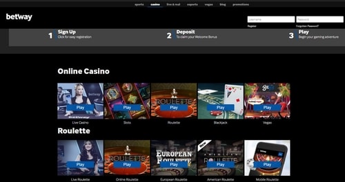 Reseña de Betway Casino 