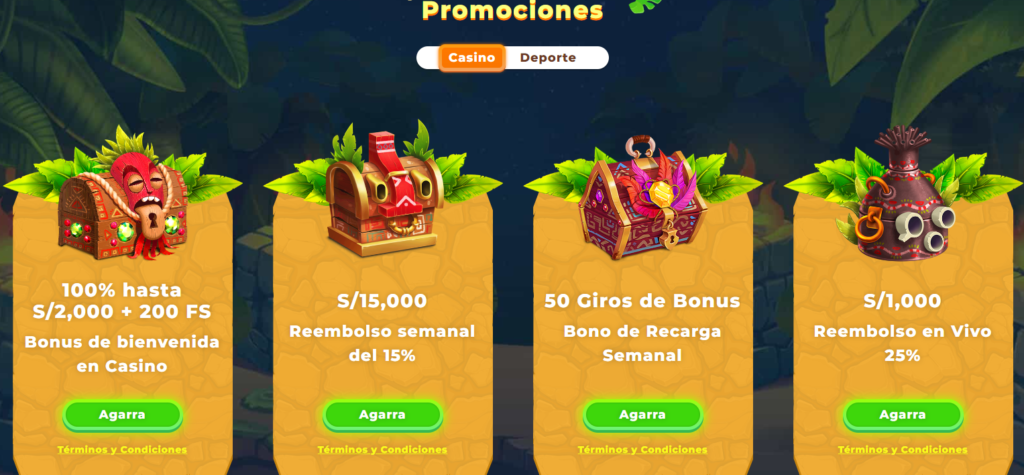 bonos de wazamba