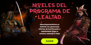 Programas de Lealtad de Spin Samurai Casino