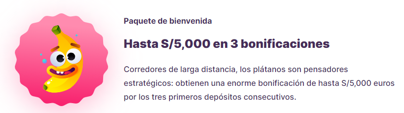bono bienvenida