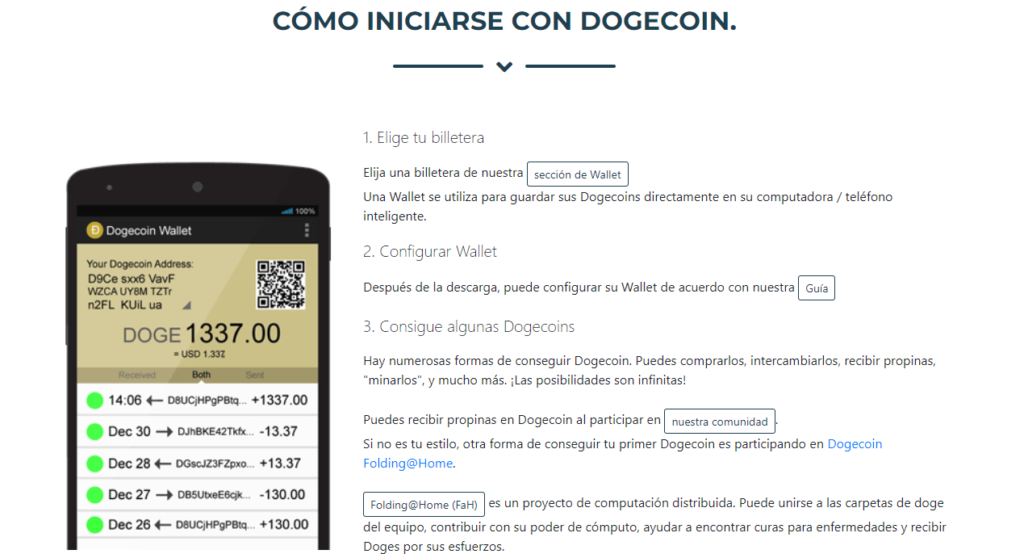 como iniciarse en dogecoin