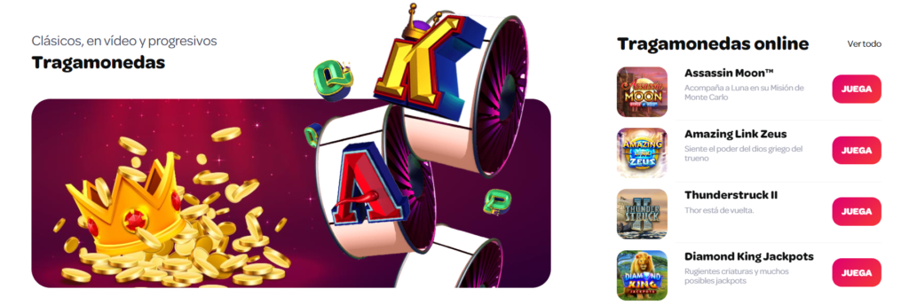 Juegos de Spin Casino 1