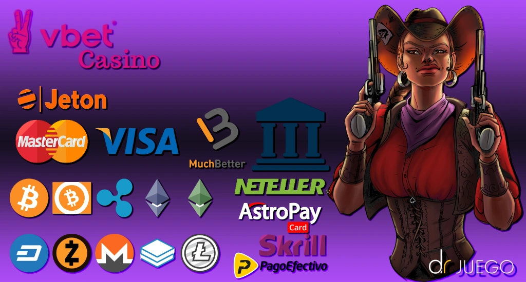 Métodos de Pago y Retiro de VBet Casino