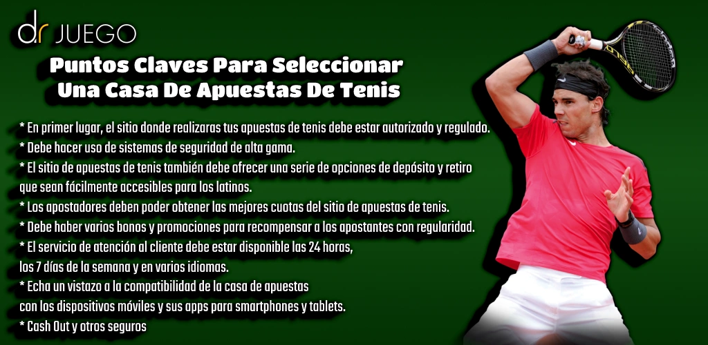 Puntos Claves Para Seleccionar Una Casa De Apuestas De Tenis