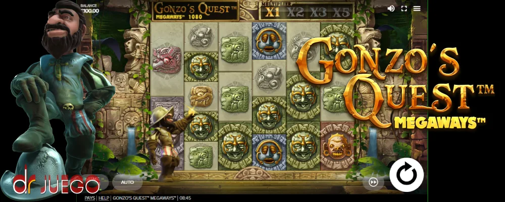 Detalles de Gonzos Quest Megaways