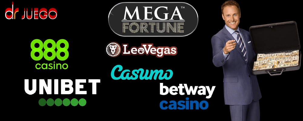 Donde jugar Mega Fortune 5 Mejores Casinos Online