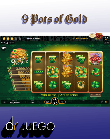 Reseña de 9 Pots of Gold By Gameburger Studios