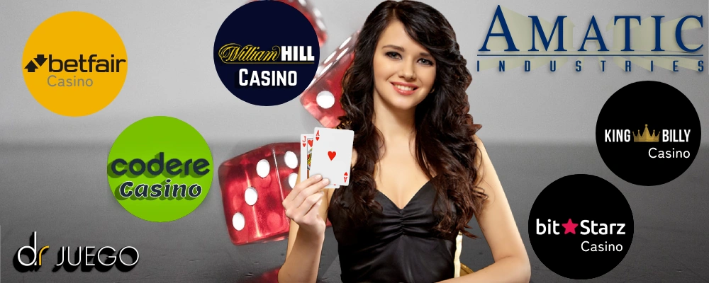 Populares Casinos con Juegos de Amatic Industries