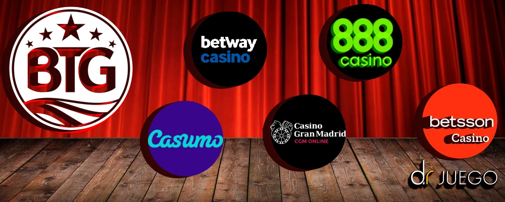 Populares Casinos con Juegos de Big Time Gaming BTG