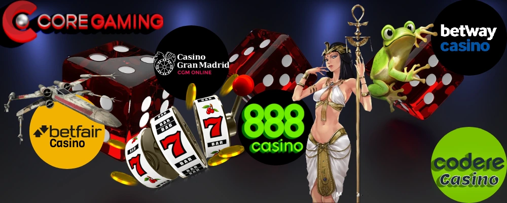 Populares Casinos con Juegos de CoreGaming