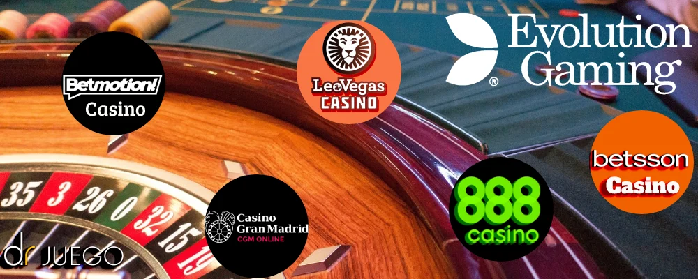 Populares Casinos con Juegos de Evolution Gaming