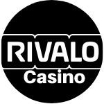 Rivalo Casino Black Circle Logo WEb