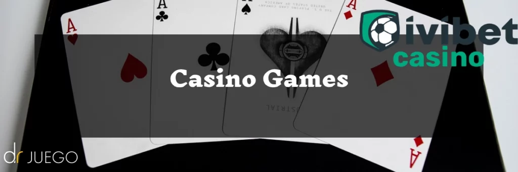 Selección de Juegos en Ivibet Casino